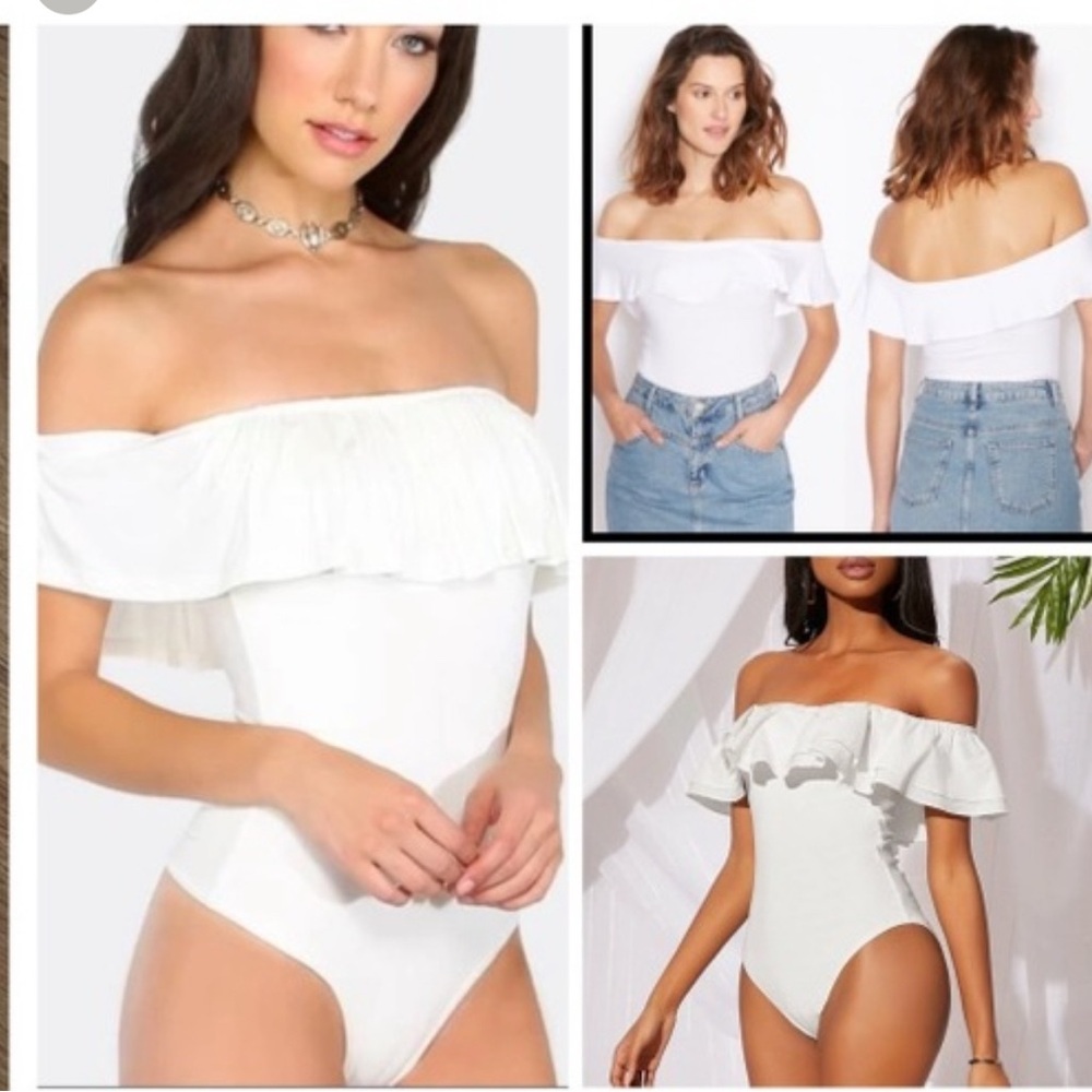 Japonica Off The Shoulder Bodysuit, Lace.